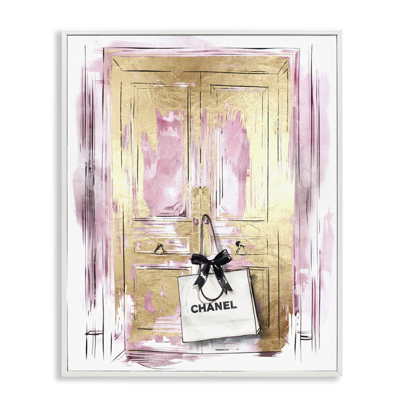 Art de giclée de sac sur une porte par Svetlana Aleynikova, H 20 po x l 16 po, Estampe numérique encadrée blanc bord de mer