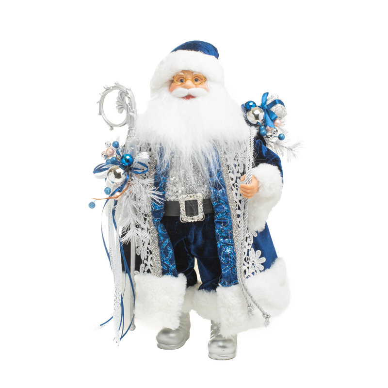 Père Noël bleu nordique