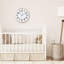 19-inch Callahan Metal Silent Sweep Analogue Quartz Wall Clock