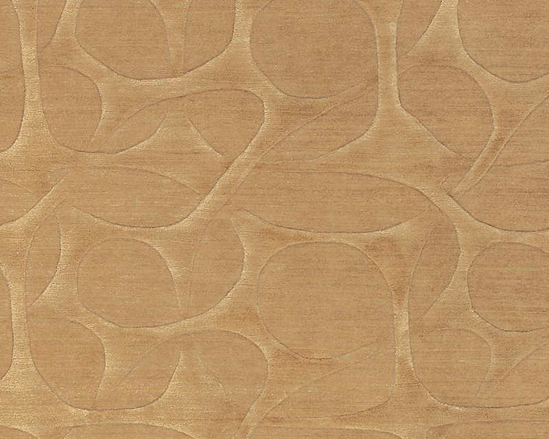 Molecular Wool Geometric Area Rug in Gold, Rectangle 8' x 10'