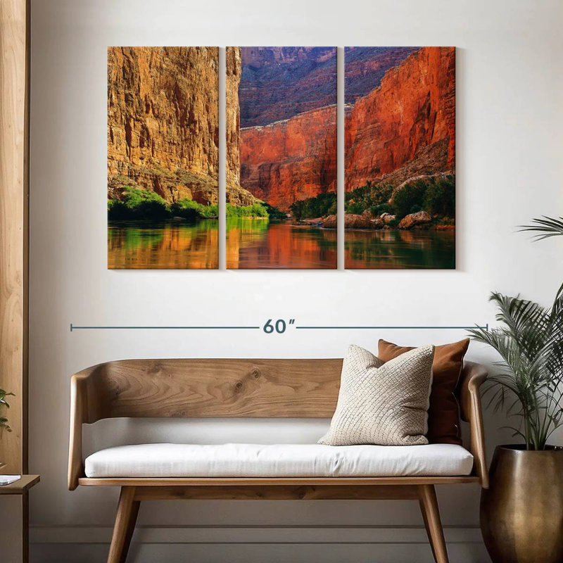 Gorge murale rouge Alvord, H 32 po x l 50 po