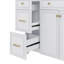 Meuble-lavabo 36 po avec lavabo en céramique-462969163