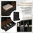 Farmhouse 4-in-1 Hall Tree with Wood Grain Bench & 2 Large Drawers | Mudroom Coat Rack with 6 Hooks & Open Storage | Entryway Organizer for Hallway, Living Room, or Mudroom-918828272