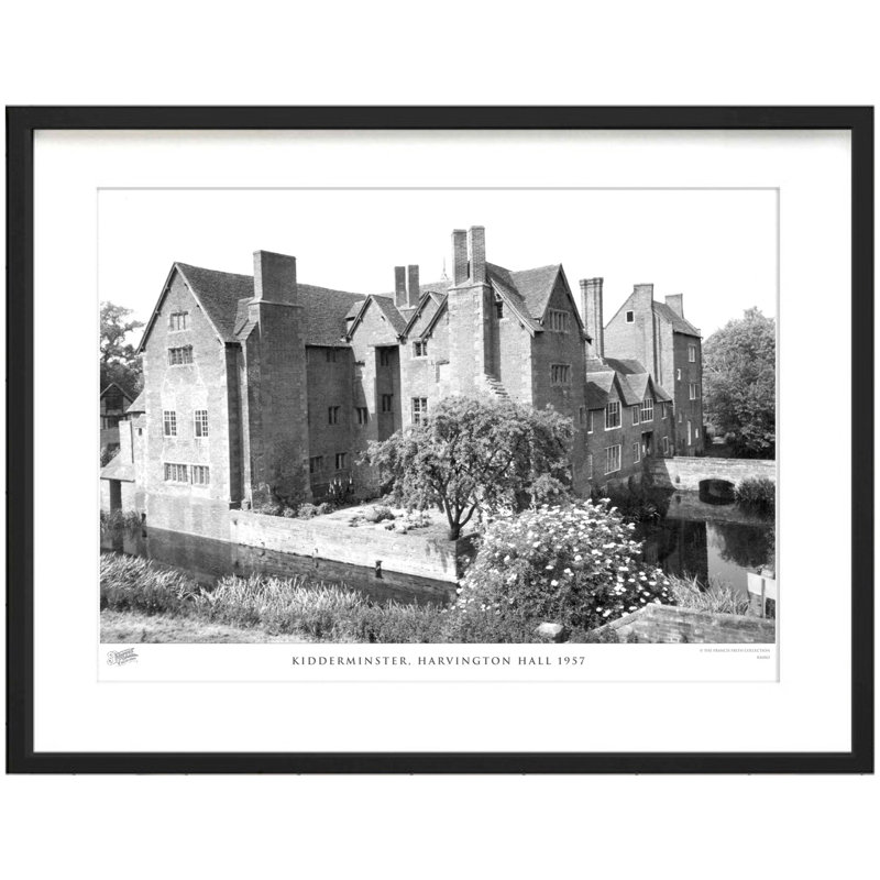 Kidderminster, Harvington Hall 1957 by Francis Frith - Single Picture Frame Print, 45cm H x 60cm W x 2.3cm D