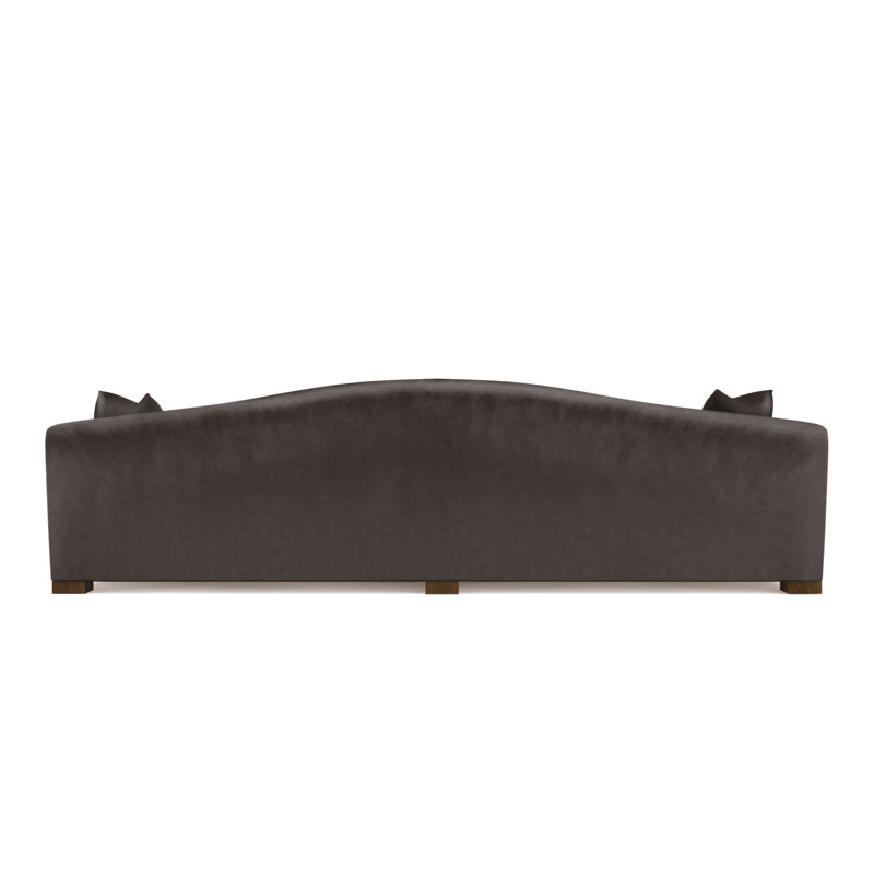 Causeuse Horatio, H 33 po x l 72 po x P 36 po, Cuir rétro chocolat, Brun foncé
