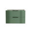 Meuble-lavabo flottant moderne de 30 po avec lavabo intégré en céramique, armoire cannelée murale avec tiroirs à fermeture en douceur (vert)-403362009-403362015