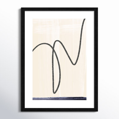 'Departured I' - Picture Frame Painting Print on Paper