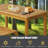 Ourania Rectangular Teak Outdoor Dining Table