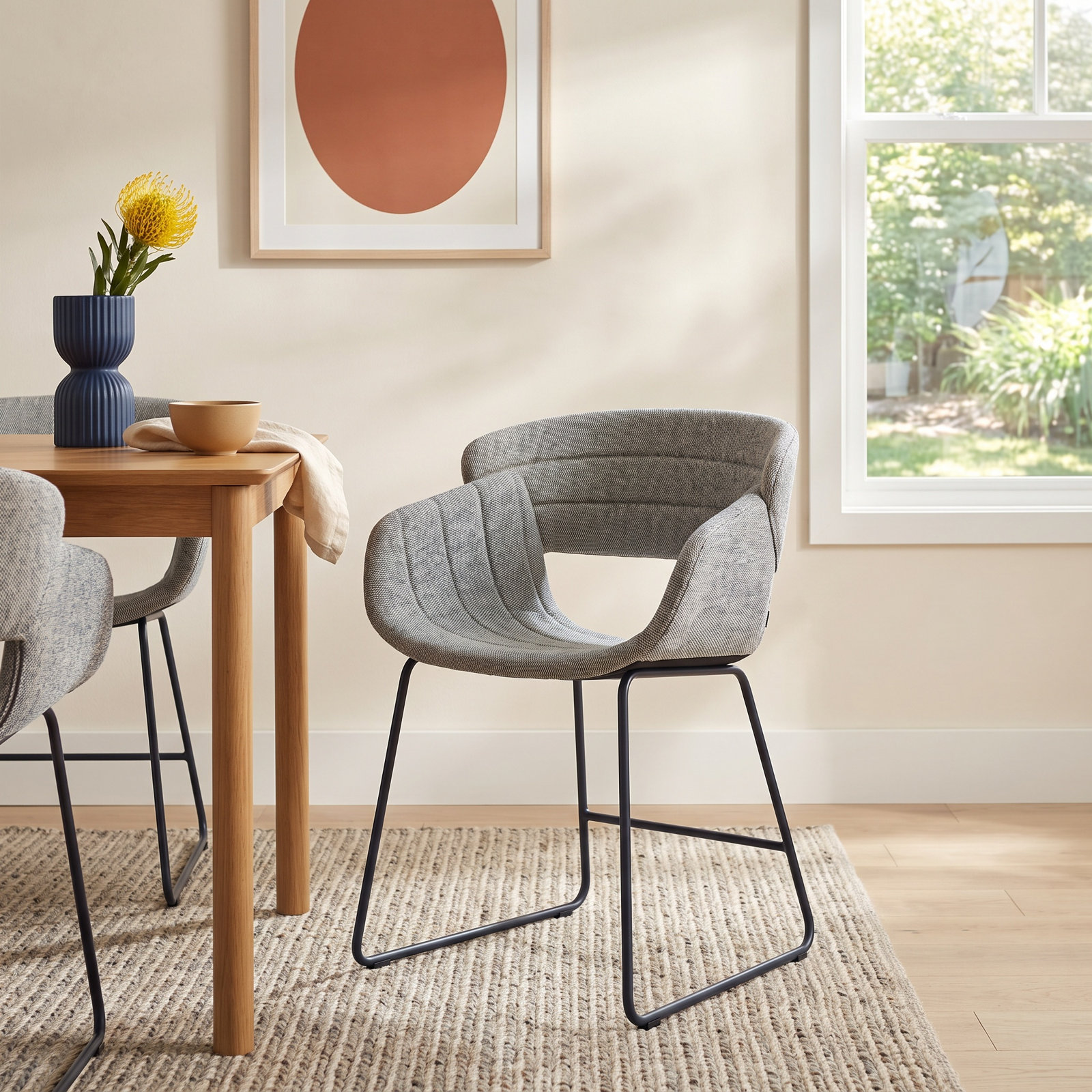 Racer Dining Armchair, Tait Marine Plainweave