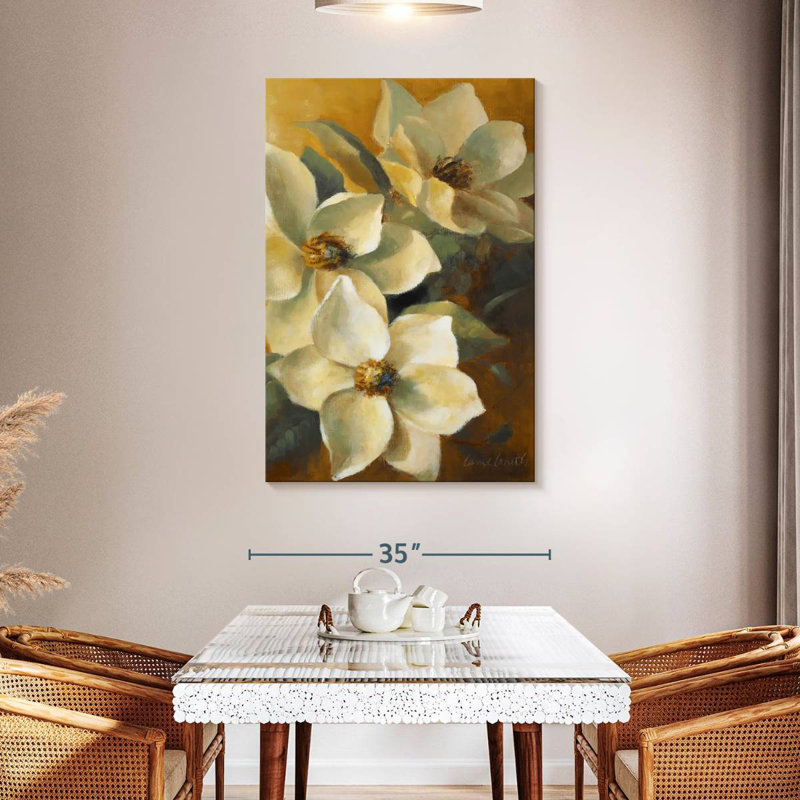 Harnek Magnolias Aglow au coucher du soleil II, H 48 po x l 32 po