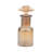 Decorative Glass Bottle Vase with Mushroom Lid Design for Home Decor – Modern Vintage Flower Vases for Entryway, Living Room and Table Decor – Orange-308170733