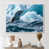 Toile encadrée flottée blanche