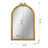 23.6" X 37.3" Baroque Style Gold Arch Mirror-580268649