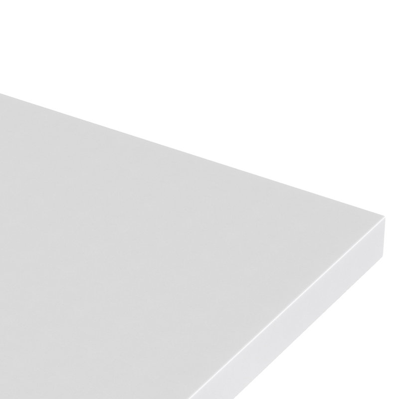 73 IN.  Single Bathroom Vanity, White, Rectangular,  White Quartz