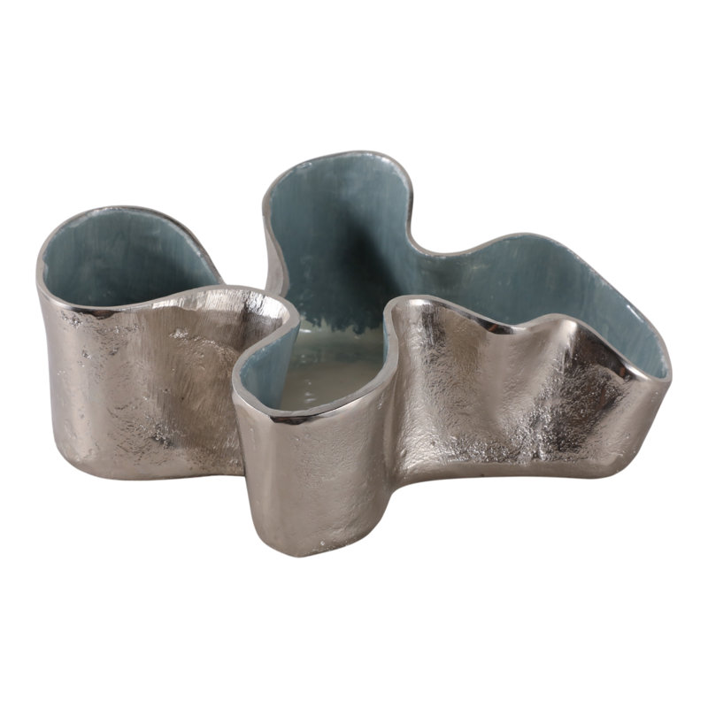 Bol en aluminium Alekzandra Freeform