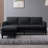 Ebern Sectional Sofa with Movable Ottoman, Small L Shaped Sectional Sofa with Storage Ottoman-1625513925