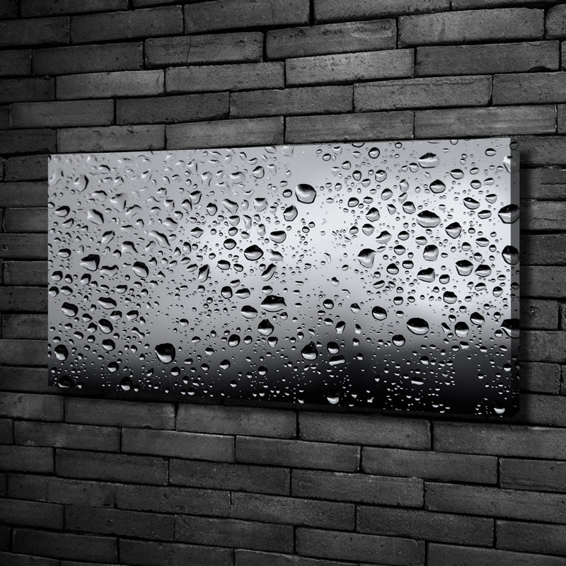 Drops Of Water - Wrapped Canvas Print