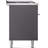 ILVE Professional Plus II 60 Inch Dual Fuel Range, 7 Sealed Burners, Griddle, French Top (Glass Door)-98168249-98168248