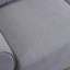 Lin moderne 3, gris-bleu, capacité de poids confortable, lin gris-bleu de salon, résistance au froid,
