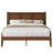 Knighten Solid Wood Full Bed Frame Dark Walnut-310021489-324616888