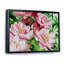 Aquarelle, pivoines roses, reproduction sur toile flottante-1337393036-1337393047