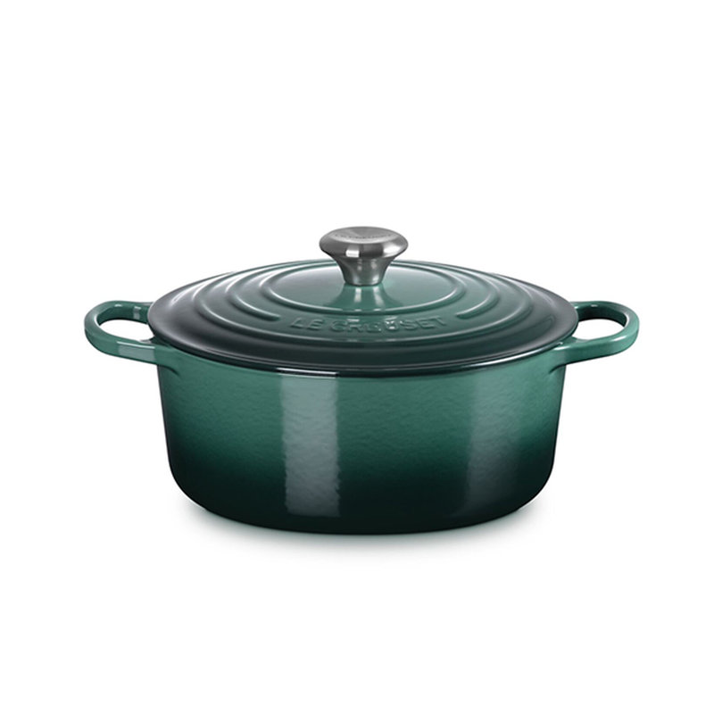 Le Creuset Signature Enameled Cast Iron Round Dutch Oven with Lid, 4.5 quarts, Artichaut
