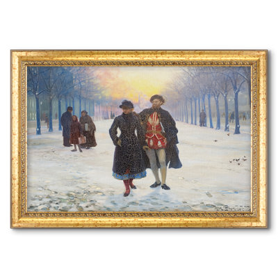 Le matin après le carnaval, 1884 - Hans Andersen Brendekilde - Toile encadrée sur mesure