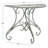 Newton St Loe Iron Top End Table-73554398