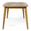 Table de salle à manger moderne en bois - l 71 po x P 35,5 po H 29,16 po Finition P 35,22 po l 72,89 po H Choix stylé