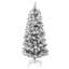 Artificial Hinged Christmas Tree Green and white-395112473