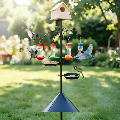 Mât d'alimentation 94 po pour oiseaux