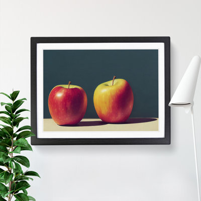 Two Apples Fruit Vol.3 - Framed Print