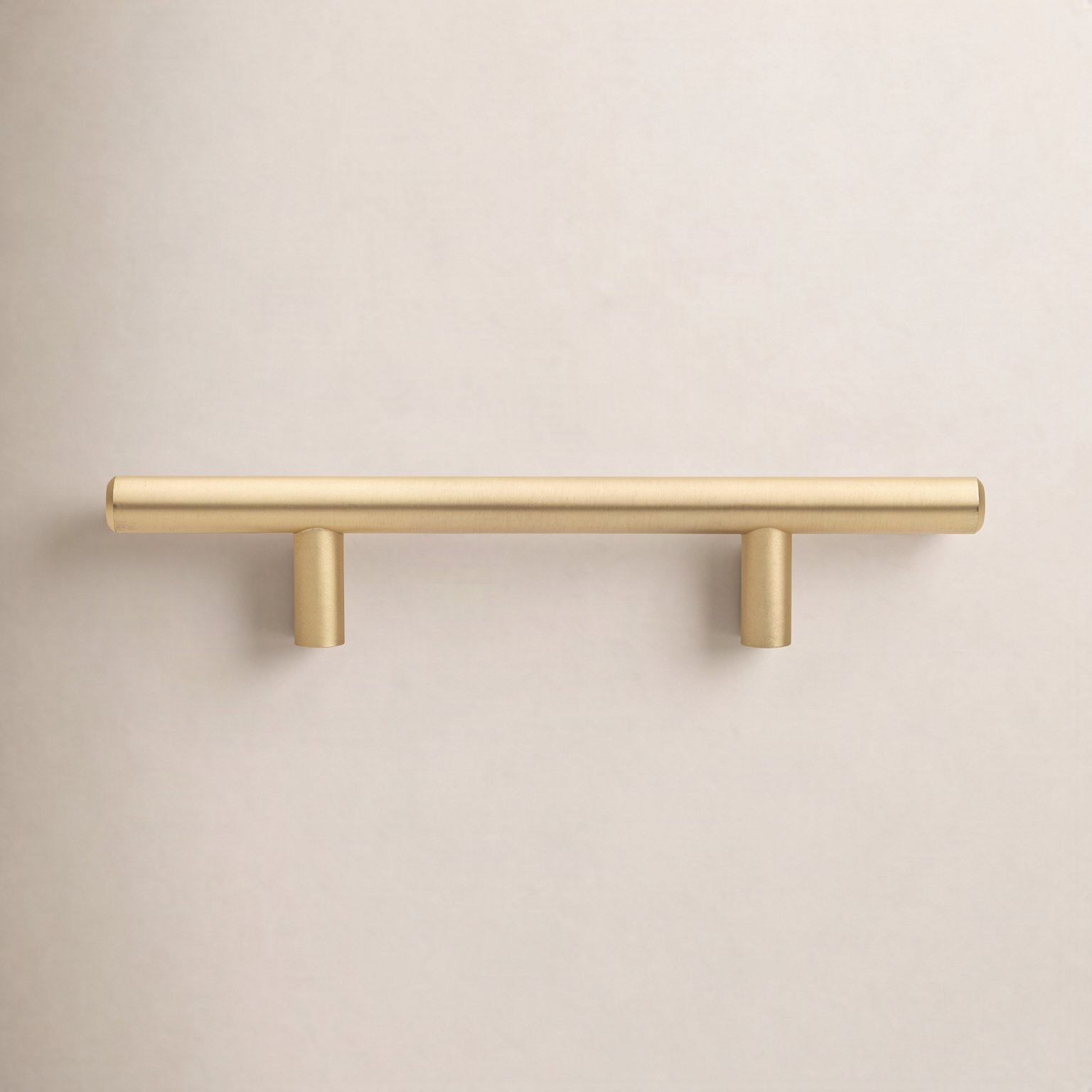 Roman Bar Cabinet Pull, Satin Gold, 3"