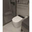 Compact Smart Toilet with Bidet Seat Built-in, Modern Tankless Design with 23.25" Depth, Auto Open Auto Flush, Heated Seat, Instant Warm Air Dryer for Small Bathrooms, White