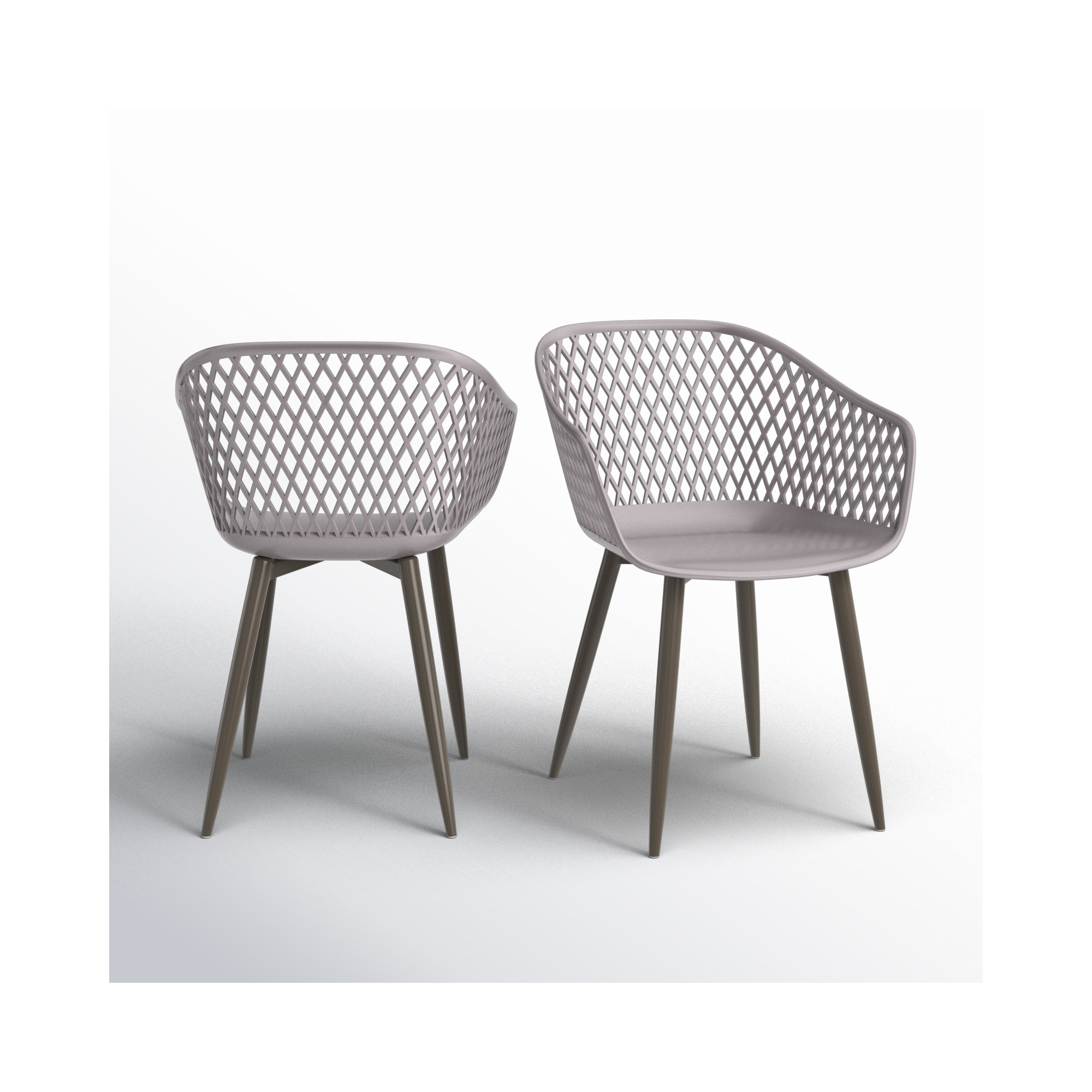 Newark Patio Dining Armchair, Gray