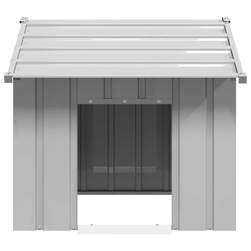 Niche pour chien vidaXL, Gris, H 81 cm x l 85 cm x P 107 cm
