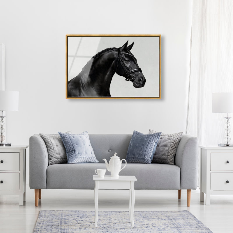 Midnight Majesty I Print, 11"H x 16"W, Gold Floater Frame