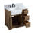 Pardue 36'' Single Bathroom Vanity with Marble Top-789419630