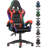 Reclining Gaming Chair with LED Lights and Headrest-943278513