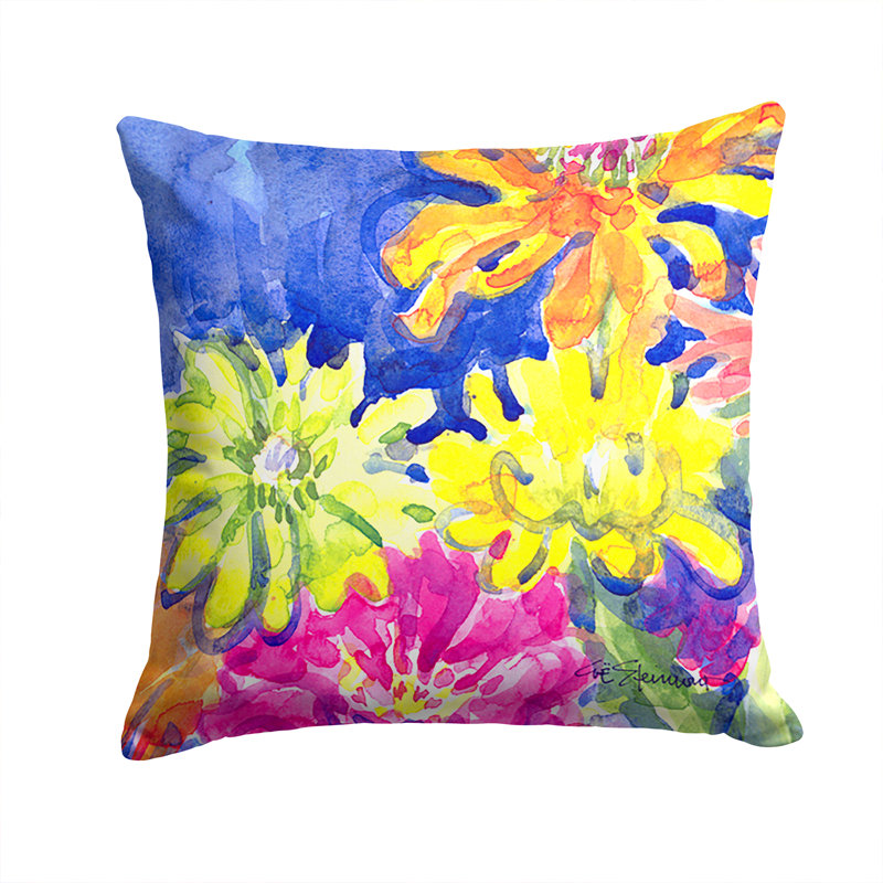 Coussin décoratif intérieur/extérieur fleur