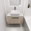 Ensemble de meuble-lavabo flottant avec lavabo en céramique Modern Design-1814498713