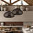 Bauza 1 - Light Matte Black Geometric Pendant-2024490055