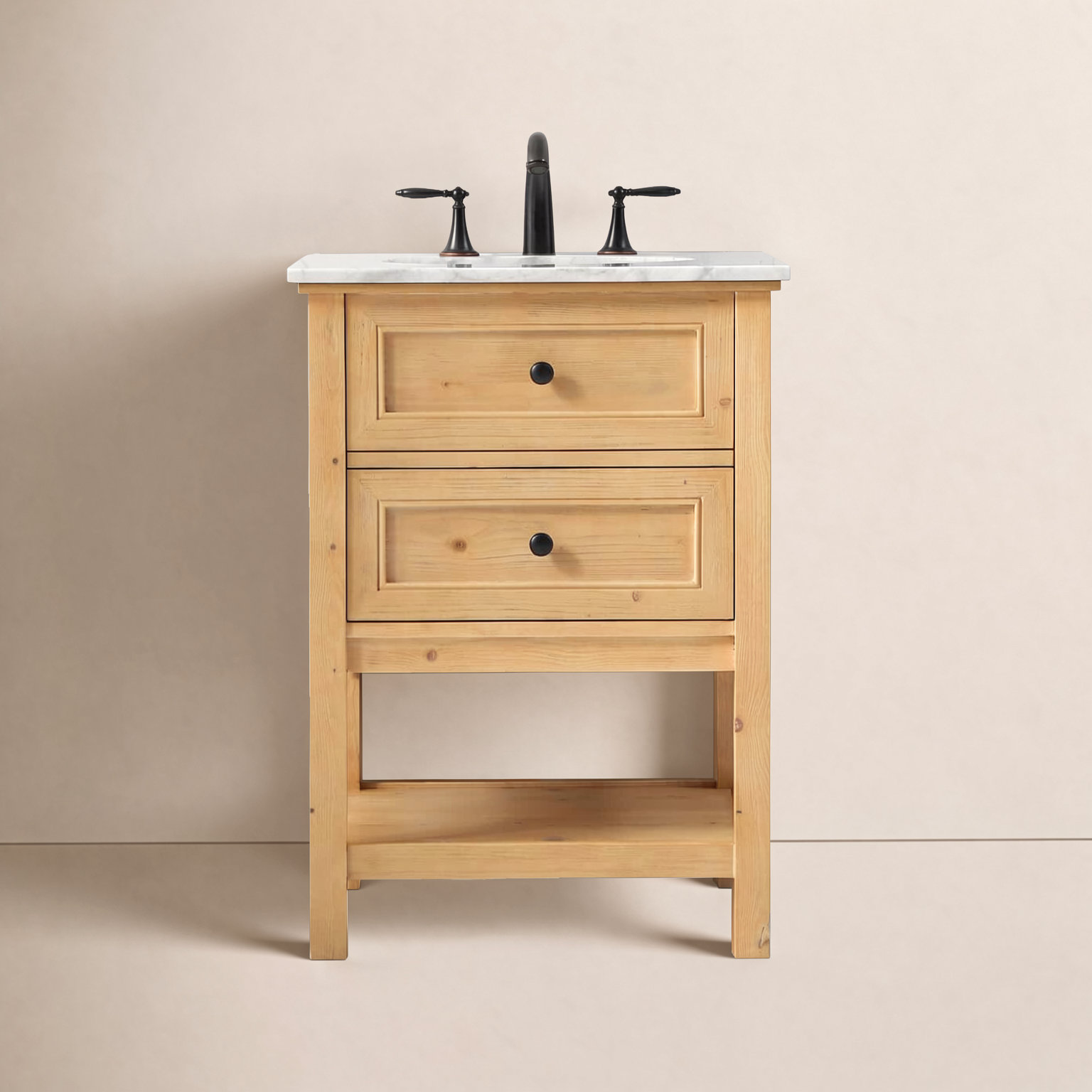 Bonsai 24'' Single Bathroom Vanity, Natural