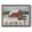 Christmas Farmyard, reproduction d'art sur toile encadrée-96273338-96273339