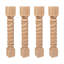 Pieds de poteau d'angle 35-1 / 4 po. 1 pièce-132045690-131994649