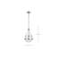 Luminaire suspendu bol 1 lumière Westway-88590716