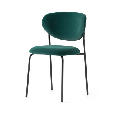 Cozy Upholstered Chair with Metal Frame