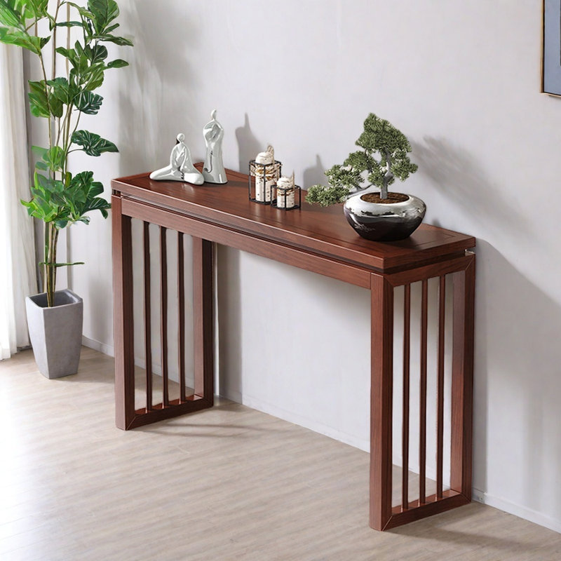 New Chinese Style Solid Wood Console Table, 31.5" H x 47.2" W x 13.8" D
