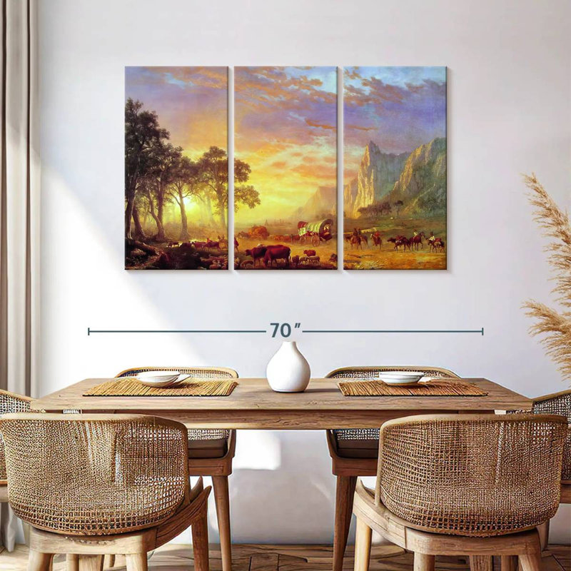 Lelar The Oregon Trail 1869, 36" H x 57" W