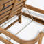 Chaise longue d'extérieur en bois